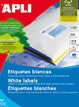 APLI - Caja de 100H ETIQ BLANC ILC 64.6X33.8 (Ref.1263)