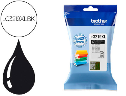 BROTHER - Cartuchos ORIGINALES Inyección De Tinta NEGRO MFC-J6530DW/J6930DW LC-3219XLBK (Ref.LC3219XLBK)