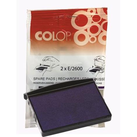 COLOP - Almohadilla recambio E-2600 AZUL (Ref.ALCB.2600.A)