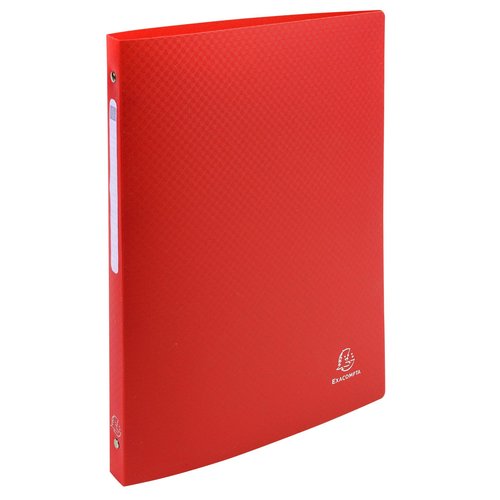 EXACOMPTA - Carpeta anillas A4 4-15 MM Rojo (Ref.51195E)