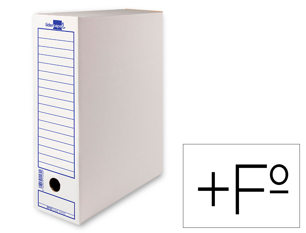 LIDERPAPEL - Archivador Definitivo 105 FOLIO PROLONGADO (Ref.DF01)