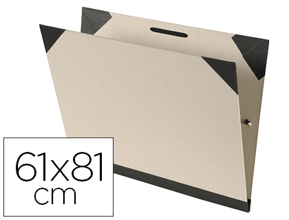 CANSON - CARPETA DIBUJO BRUT 61X81 CM CON GOMAS COLOR KRAFTCLARO (Ref.C200003135)