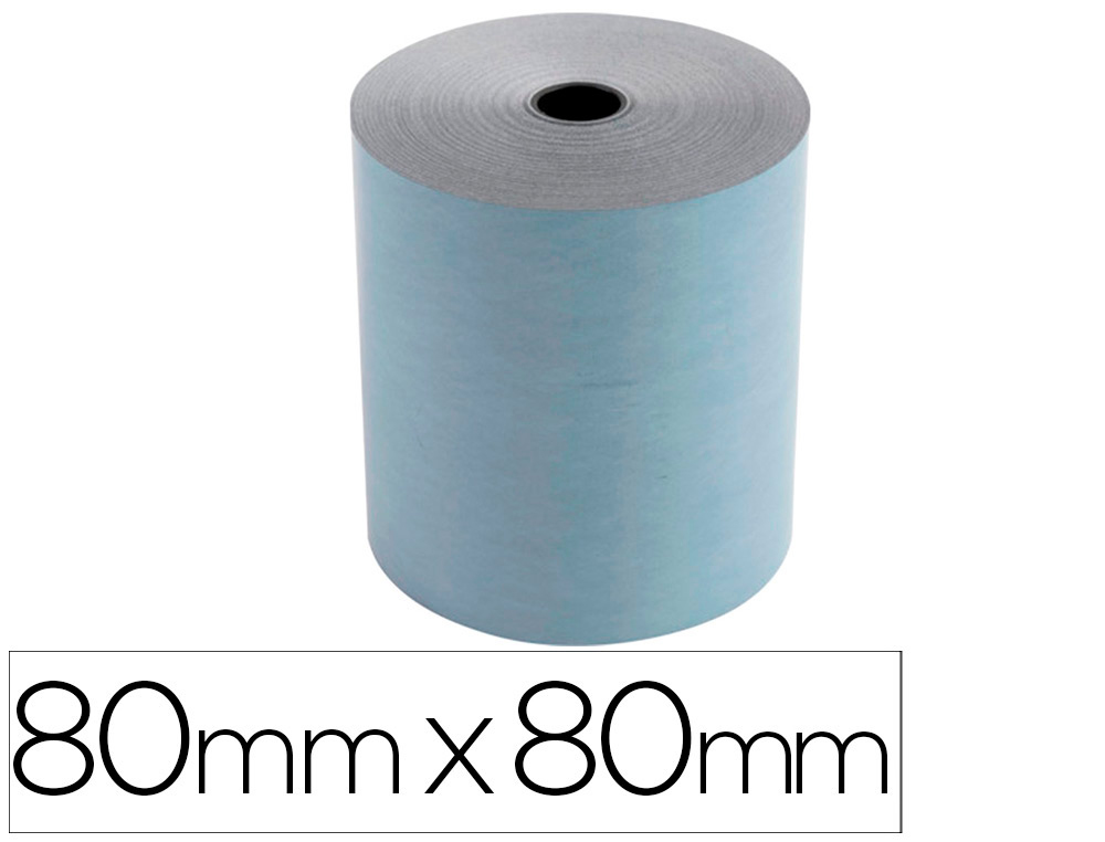 EXACOMPTA - Rollo sumadora safe contact termico 80 mm x 80 mm 52 g/m2 (Ref. 43918E)