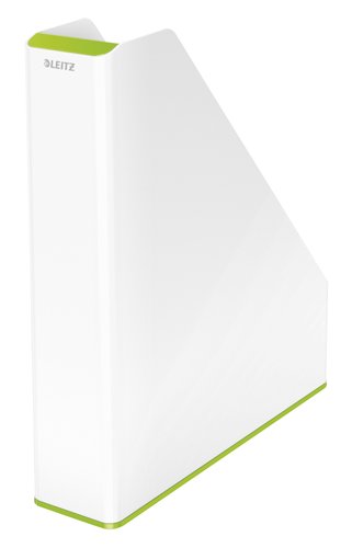 LEITZ - REVISTERO PLASTICO WOW DUAL VERDE METALIZADO/BLANCO (Ref.53621054)