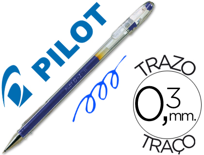 PILOT - Roller G-1 Azul Trazo 0,3 mm Tinta gel (Ref.BL-G1-5T-L / NG1A)