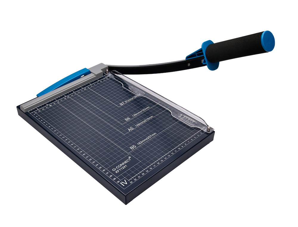 Q-CONNECT - CIZALLA METALICA DE PALANCA A4 CAPACIDAD CORTE 10 HOJAS (Ref.KF11241)