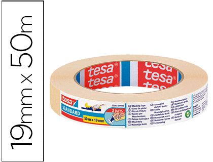 TESA - Cinta adhesiva tipo pintor 19mmx50m 05085-00000-02 (Ref.05085-00000-00)