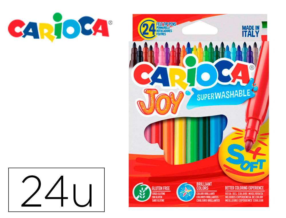 CARCHIVO - Caja 24 ROTULADORES JOY (Ref.40615)