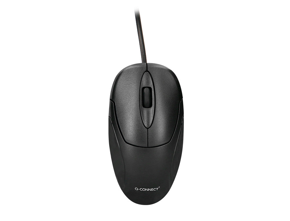 Q-CONNECT - RATON OPTICO 800 DPI USB 1,5 GHZ NEGRO (Ref.KF04368)