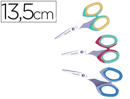 LIDERPAPEL - TIJERA ESCOLAR EXTRA SOFT -UNIDAD (Ref.TI03)