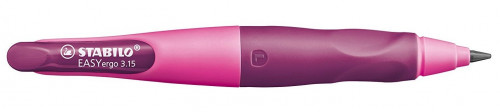 STABILO - Portaminas EASYErgo Mina extragruesa HB de 3,15 mm. Rosa Zurdos (Ref.B-46864-3)