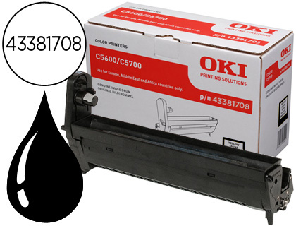 OKI - Tambor Negro 20.000 páginas (Ref.43381708)