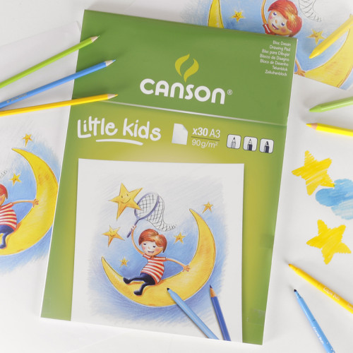 CANSON - B.30H DIBUJO 90G A3 KIDS (Ref.400015586)