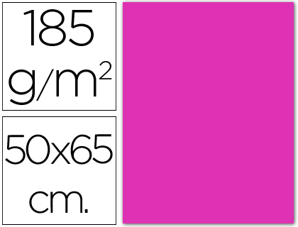 CANSON - Cartulina IRIS 50x65 cm Fucsia 185 gr (Ref.200040226)