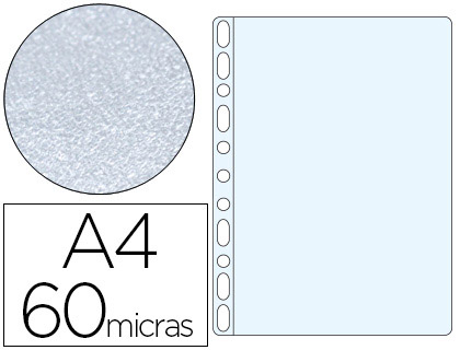 ESSELTE - FUNDA MULTITALADRO DIN A4 POLIPROPILENO 60 MC PIEL DE NARANJA CAJA DE 100 UNIDADES (Ref.23752(623897))
