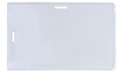 GRAFOPLÁS - FUNDA DISTINTIVO GRAFOPLAS PVC 150µ con 2 TALADROS 65x105mm PAQUETE de 50 (Ref.9079300)