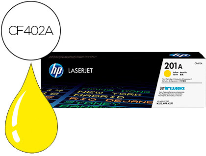 HP ( HEWLETT PACKARD ) - Toner Laser ORIGINALES ORIGINALES 201A amarillo () (Ref.CF402A)