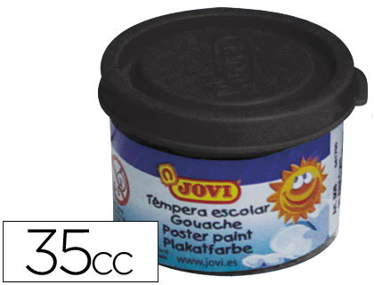 JOVI - TEMPERAS 35ML NEGRO (Ref.50330)