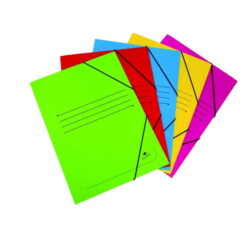 MARIOLA - Carpeta cartón 500 gr. Folio goma con solapa color fucsia (Ref.1085FU)