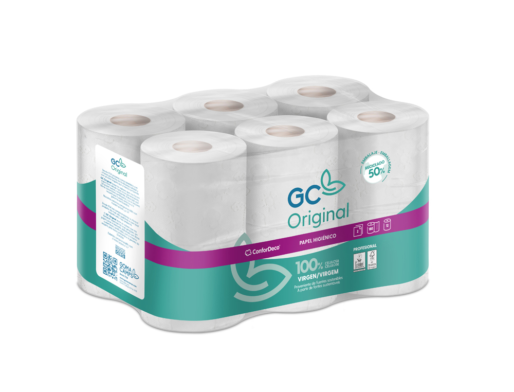 PAPEL HIGIENICO OLIMPIC 2 CAPAS PAQUETE DE 12 ROLLOS (Ref.24854)
