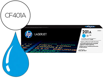HP ( HEWLETT PACKARD ) - Toner Laser ORIGINALES ORIGINALES 201A cyan () (Ref.CF401A)