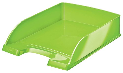 LEITZ - Bandeja de Sobremesa Wow 255X357X70 Verde metalizado Poliestireno (Ref.52263064)