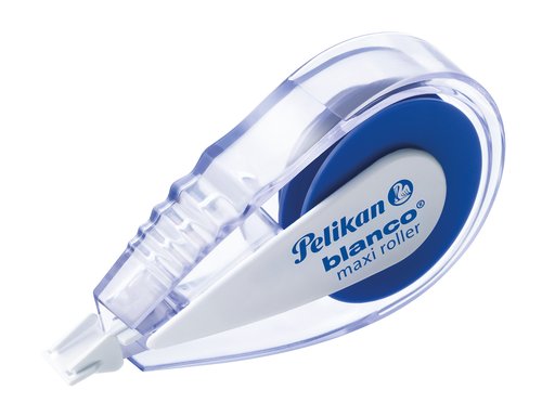 PELIKAN - Cinta correctora Blanco 4,2 mm x 8,5 m Dispensador transparente Cuerpo translucido (Ref.340315)