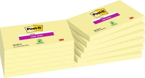 POST-IT - Bloc SUPER STICKY 76X127MM (Ref.FT510093667)