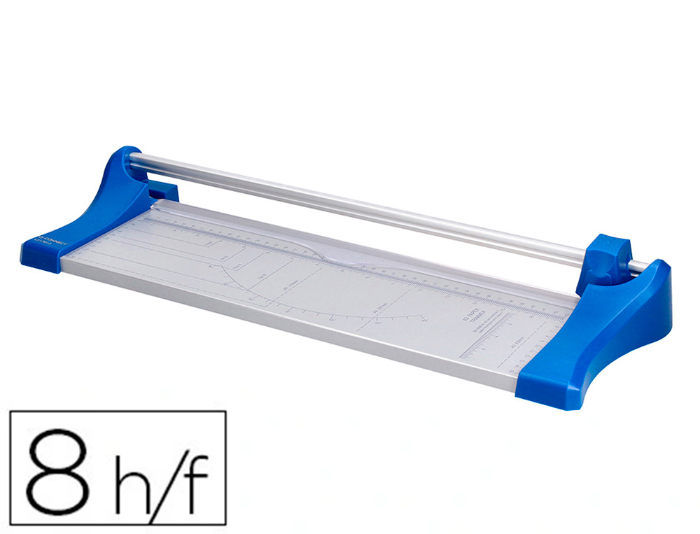 Q-CONNECT - CIZALLA METALICA DE RODILLO DE 44 CM CON BASE DE ALUMINIO (Ref.KF17012)