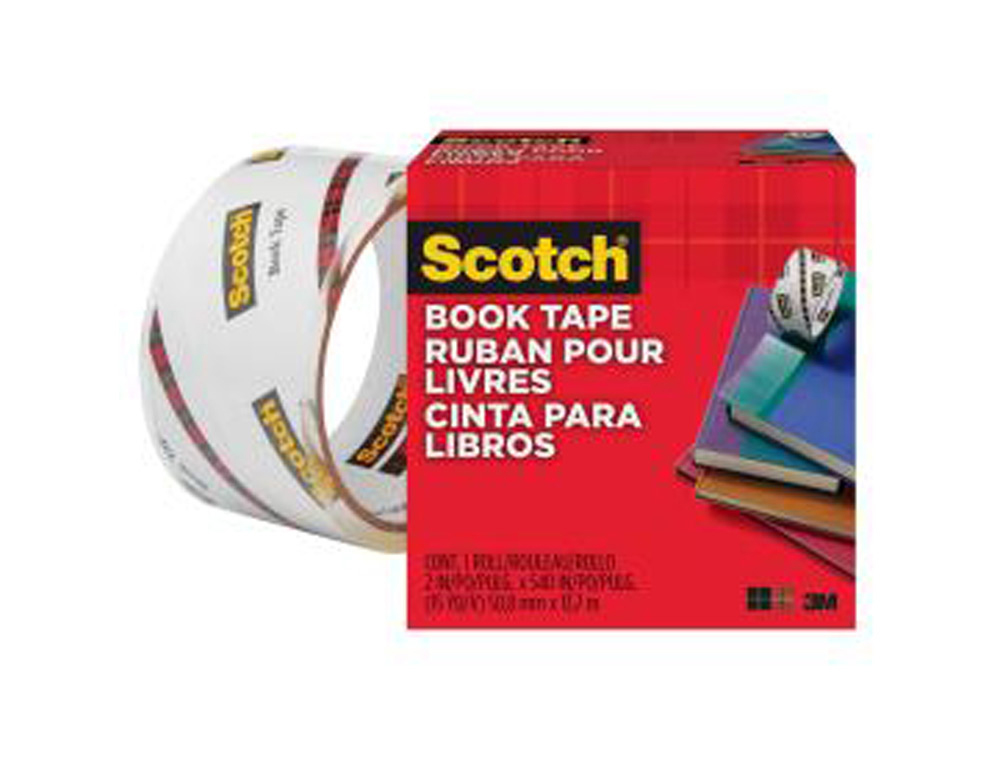 SCOTCH - CINTA ADHESIVA 845 BOOK TAPE 50,8MMX13,7 MT (Ref.70016014659)