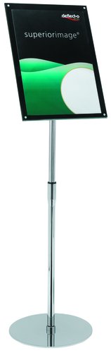 ARCHIVO 2000 - EXPOSITOR DE SUELO DE ALTURA AJUSTABLE CON PANEL FRONTAL TRANSPARENTE Y magnético 300X330X838 MM (Ref.DE790845AC)