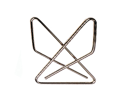 CLIPS PAJARITA NIQUELADOS -CAJA DE 12 UNIDADES (Ref.1-D)