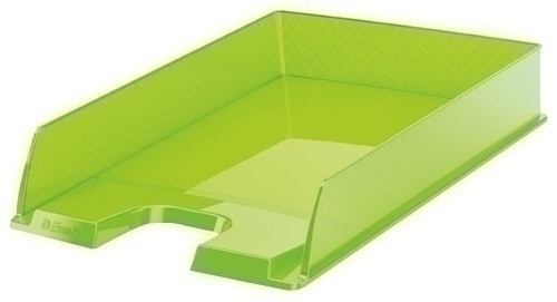 ESSELTE - Bandeja de Sobremesa Europost 255X348X65 Verde Poliestireno Apilable (Ref.623597)