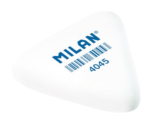 MILAN - GOMA de BORRAR MIGA DE PAN TRIANGULAR 4045 PEQUEÑA BOTE de 45 (Ref.PMM4045)
