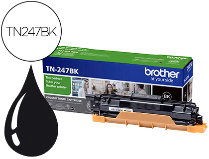 BROTHER - Toner tn247bk dcp-l3510cdw / hl-l3270cdw / mfc-l3710cw negro 3000 paginas (Ref. TN247BK)