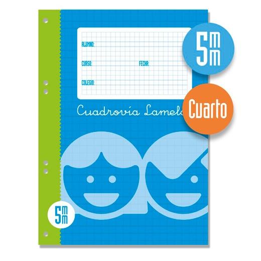 LAMELA - Recambio 100 Hojas 4º cuadrícula 5 0 (Ref.8005)