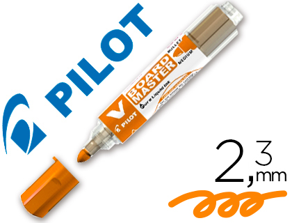 PILOT - Rotulador recargable Vboard Trazo 1.8 mm Punta fibra Tinta liquida Naranja (Ref.WBMA-VBM-M-O-BG / NVBMNA)