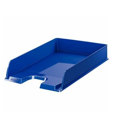 ESSELTE - Bandeja de Sobremesa Europost 255X348X65 Azul Poliestireno Apilable (Ref.623606)