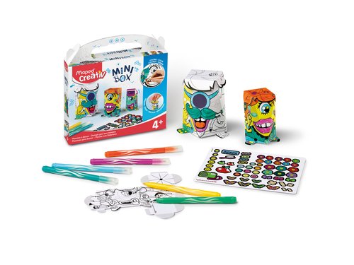 MAPED - MINI BOX MONSTRUOS PARA DECORAR (Ref.907032)