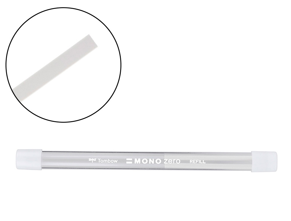 TOMBOW - Recambio goma Mono Zero punta rectangular (Ref.ER-KUS)