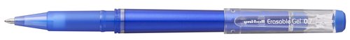 UNI-BALL - Roller TINTA GEL AZUL BORRABLE CON FRICCIÓN. ANCHO DE TRAZO: 0,4 MM. (Ref.190637000)