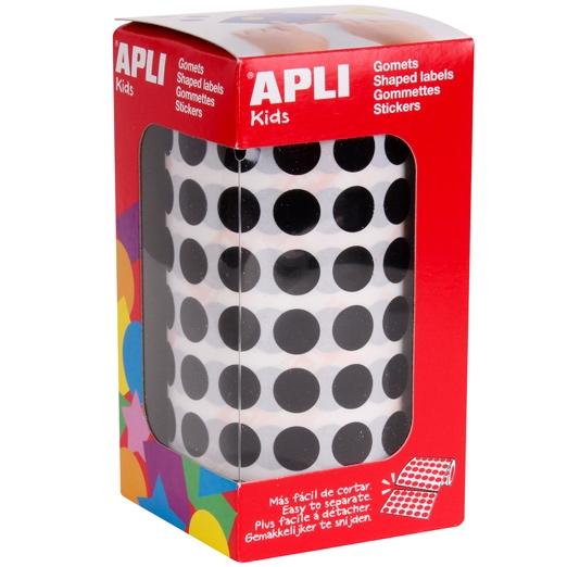 APLI - GOMETS ROLLO 59h CIRCULO Ø 10,5 mm NEGRO 5.192 uds. () (Ref.11482)