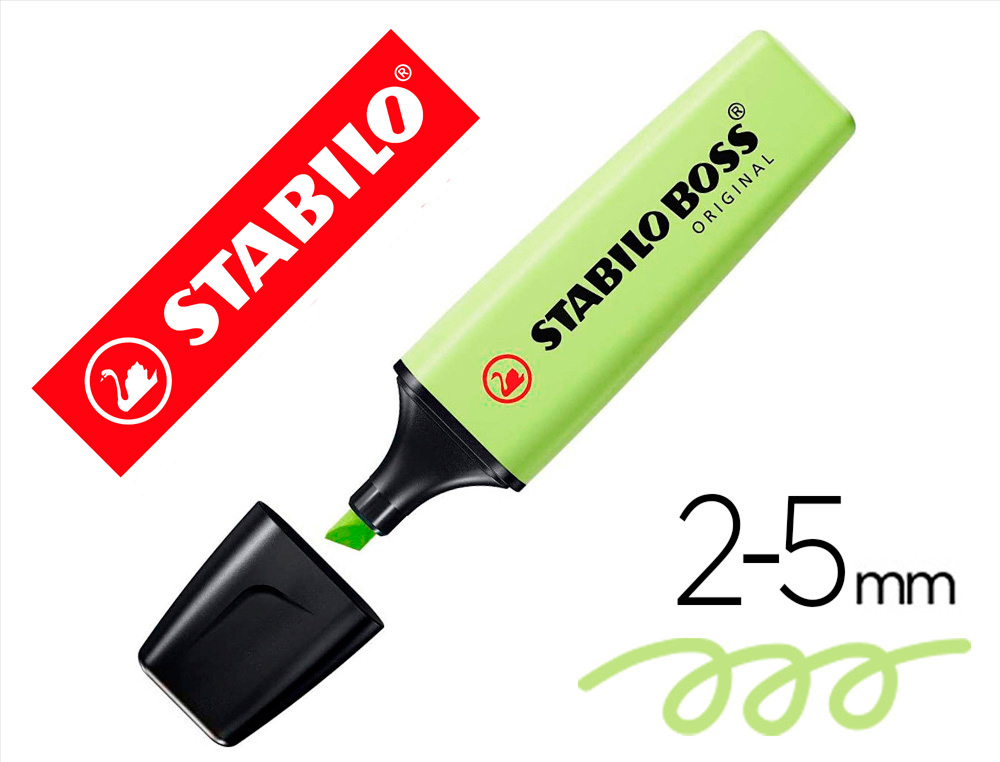 STABILO - Rotulador boss fluorescente 70 pastel chispa de lima (Ref. 70/133)