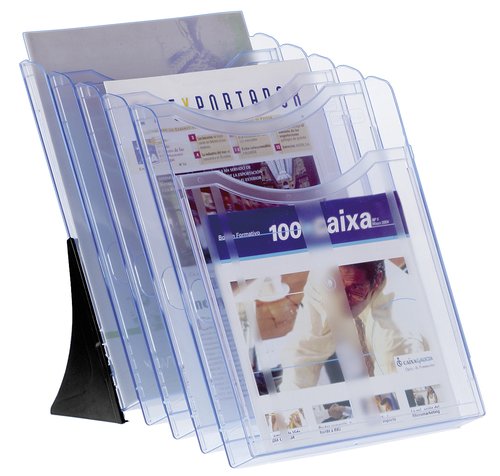 ARCHIVO 2000 - Expositor Vertical 5 casillas 265x240x380mm Azul (Ref.6105AZTP)