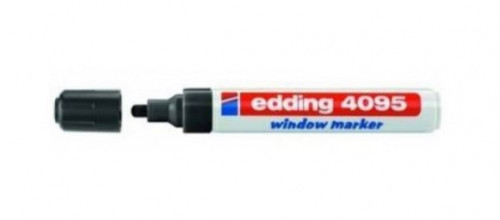 EDDING - Marcador NEGRO DE TIZA LÍQUIDA FINO (Ref.4095-001)