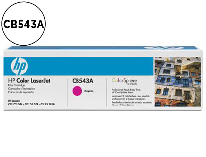 HP ( HEWLETT PACKARD ) - Toner Laser ORIGINALES 125A Magenta (Ref.CB543A)