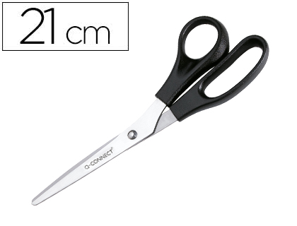 Q-CONNECT - TIJERA OFICINA PARA ZURDOS 8" 21 CM (Ref.KF15757)