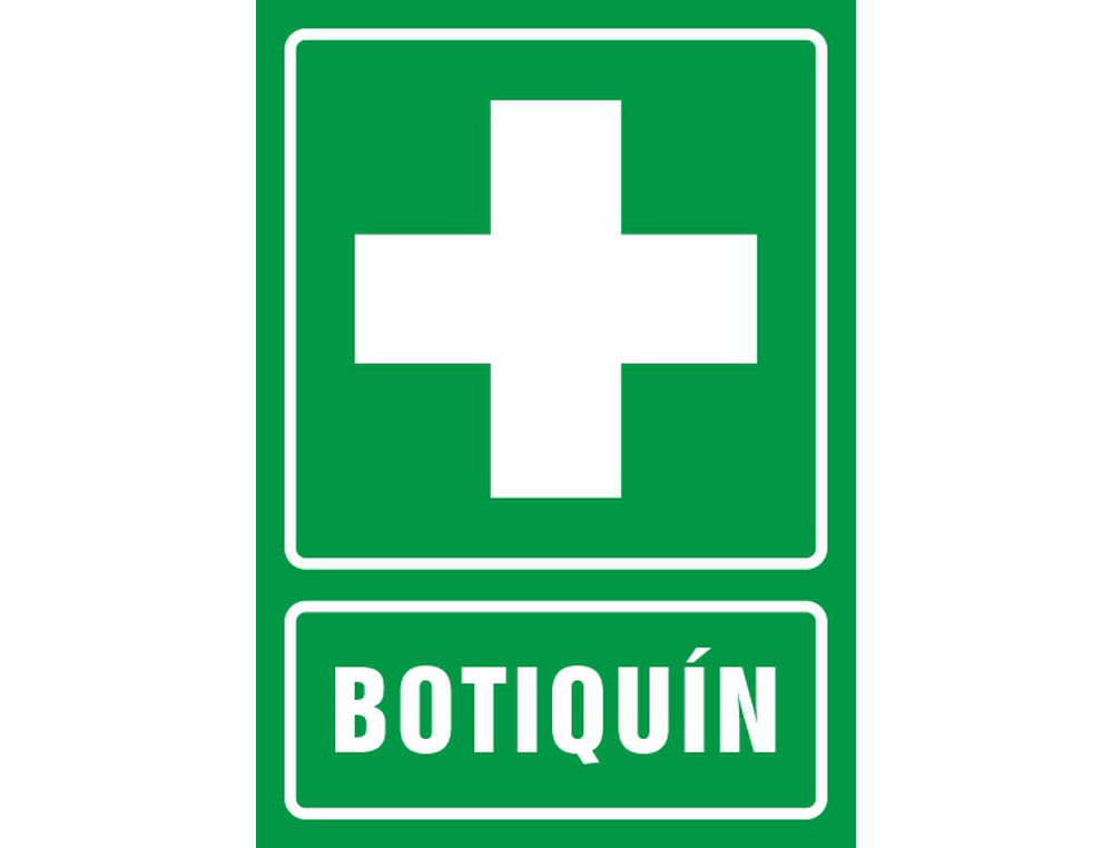 SYSSA - PICTOGRAMA SEÑAL DE BOTIQUIN EN PVC 210X297 MM (Ref.5048)