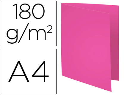 EXACOMPTA - Subcarpeta Foldyne A4/folio Cartulina reciclada Fucsia 180 G (Ref.420020E)