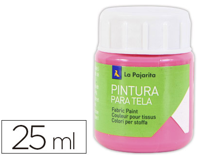 LA PAJARITA - PINTURA PARA TELA MAGENTA 25 ML (Ref.T-8)